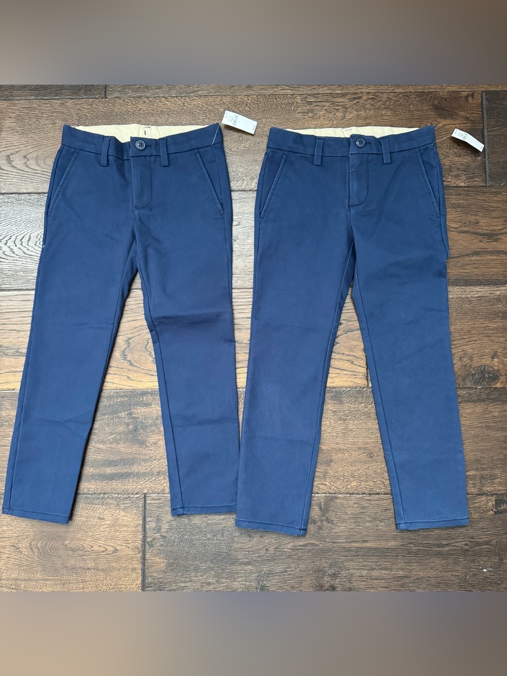 GAP Kids Navy Chino Pants - Classic Slim Fit